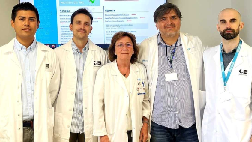 Imagen de parte del Servicio de Reumatología del Hospital Universitario Ramón y Cajal