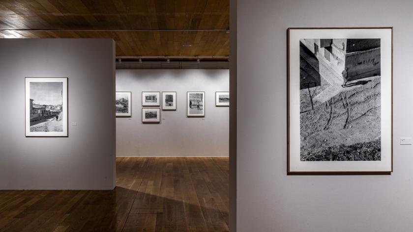 Panorámica de la sala de exposiciones Exposición Javier Campano Barrios Madrid 1976-1980