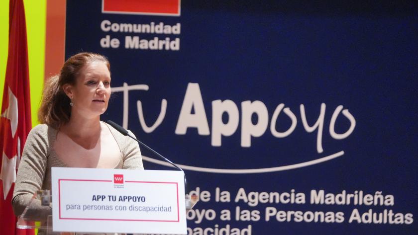 Dávila presenta la app Tu Appoyo La consejera Ana Dávila durante la presentación de la app Tu Appoyo