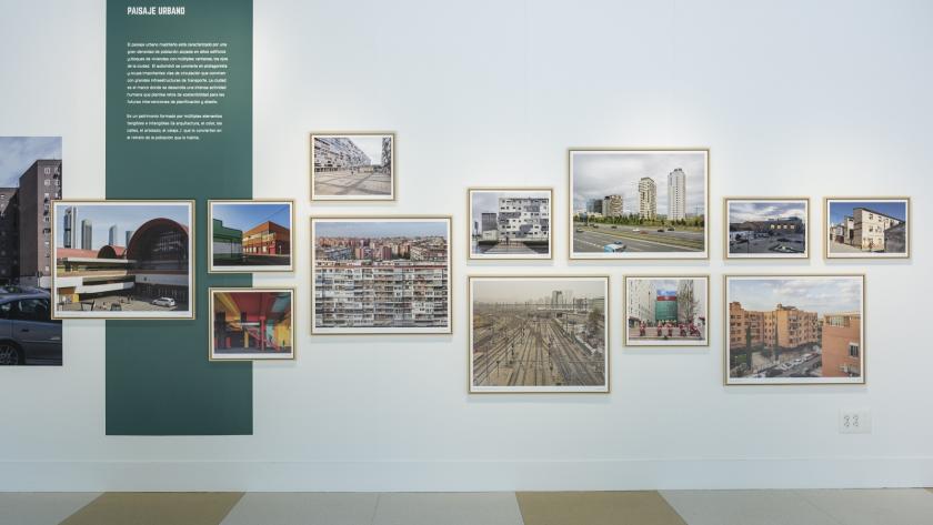 Exposición Vistas. Paisajes urbanos de la Comunidad de Madrid. Guillermo Gumiel. Algunas fotografías expuestas de la sección Paisaje urbano de la muestra Vistas Paisajes urbanos de la Comunidad de Madrid