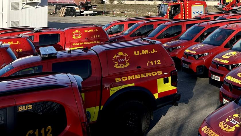 Vehículos del Cuerpo de Bomberos
