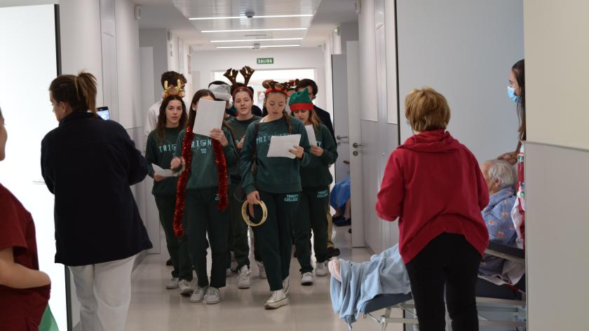 Coro en Navidad