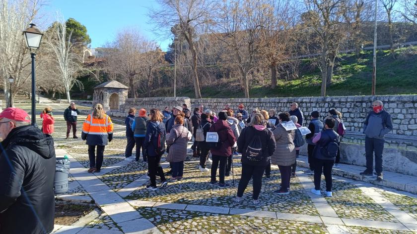 Marcha saludable con profesionales del centro de salud de Colmenar