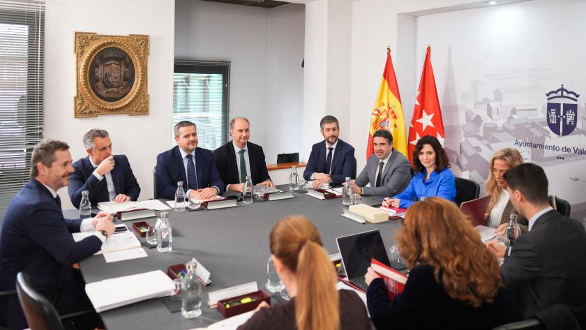 Díaz Ayuso visita Valdemoro La presidenta Isabel Díaz Ayuso en Valdemoro