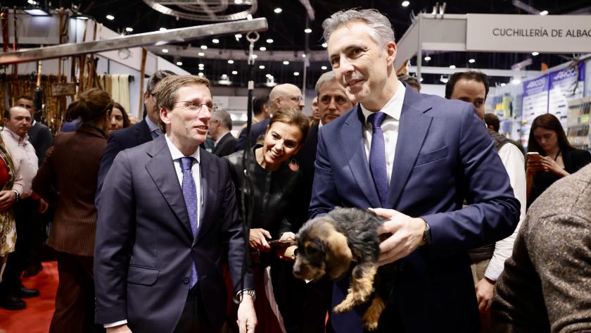 El consejero Carlos Novillo en el reconocimiento de calidad Wildlife Estates La Comunidad de Madrid, reconocida con la etiqueta de calidad por su excelente gestión de la Reserva Nacional de Caza de Sonsaz