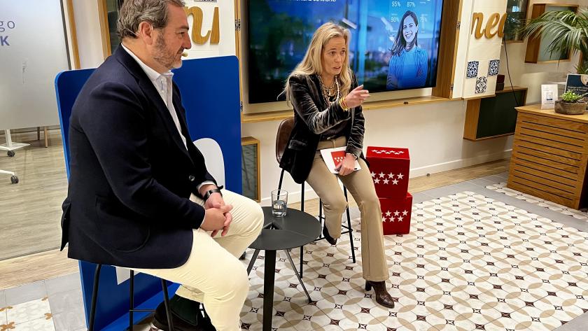 Rocío Albert en el estreno del programa de formación en habilidades digitales con LinkedIn La Comunidad de Madrid estrena con LinkedIn un programa de formación en habilidades digitales con más de 24000 cursos gratuitos