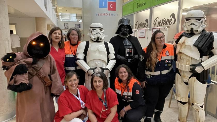El universo Star Wars anima el maratón de donación de sangre en el HUIC