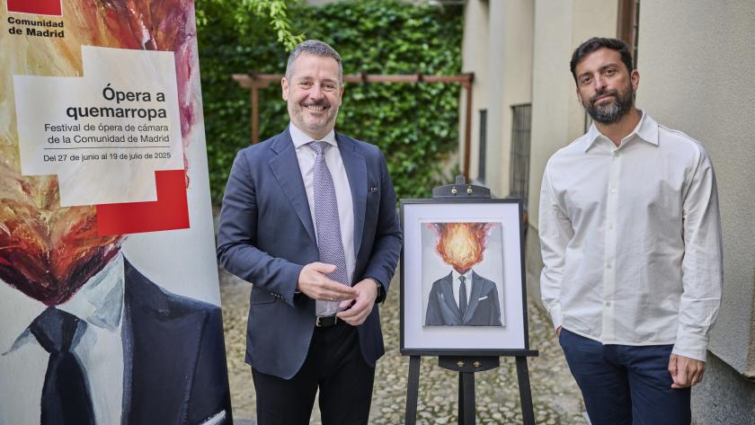 La Comunidad de Madrid presenta la II edición del Festival Ópera a quemarropa con propuestas para todos los públicos El consejero De Paco Serrano