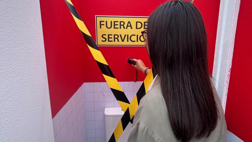 En el interior de la escape room de La Paz