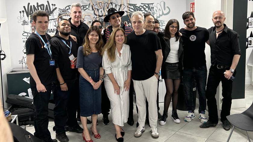 La Comunidad de Madrid, en el concierto del grupo Rock A LA PAR celebrado el Movistar Arena La consejera Dávila