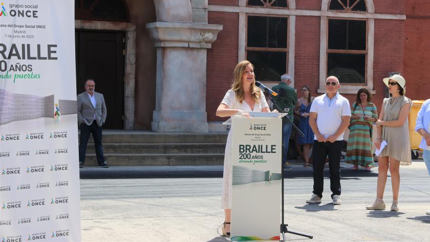 La Comunidad de Madrid, en la celebración anual del Grupo Social ONCE Ana Dávila en la celebración del día del Grupo Social ONCE Madrid