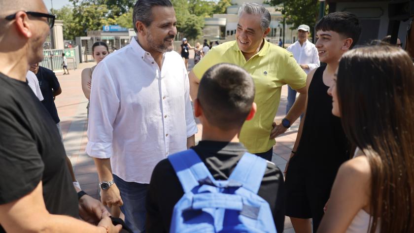 Jorge Rodrigo en la jornada de ocio familia AVS Parque de Atracciones