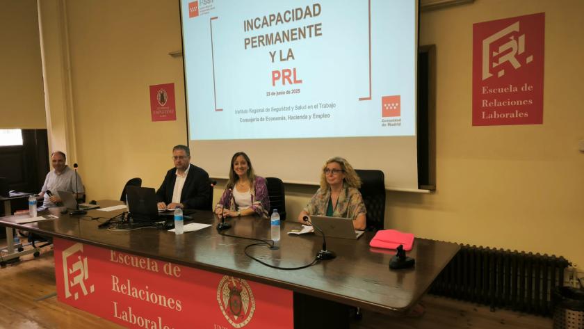 Mesa inaugural jornada incapacidad permanente y prevención de riesgos laborales ponentes mesa inaugural
