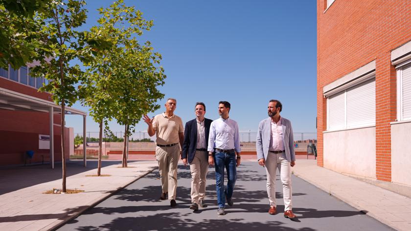 Emilio Viciana en su visita al IES Rafael Frübeck de Burgos de Leganés 4