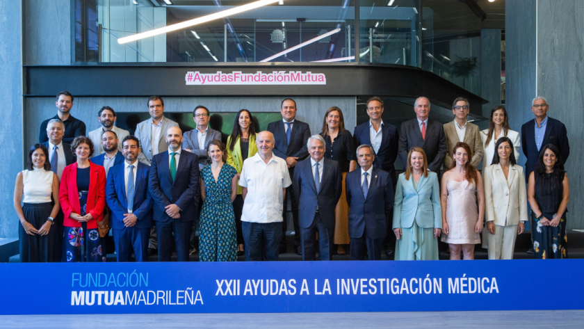 Imagen de los profesionales galardonados en la XXII Convocatoria de Ayudas a la Investigación Médica