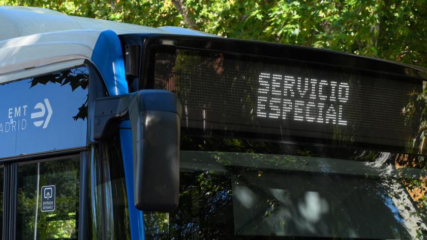 Autobús Autobús especial de la EMT
