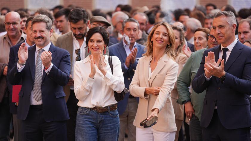 Díaz Ayuso, en la tradicional Corrida de la Hispanidad de Las Ventas