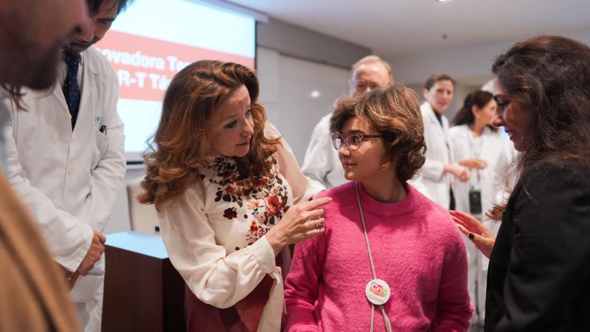 La consejera Fátima Matute durante la presentación de los resultados 