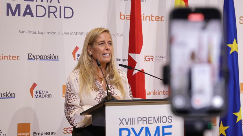 La Comunidad de Madrid refuerza su apoyo a las Pymes con nuevas medidas para impulsar su competitividad y crecimiento La consejera Albert