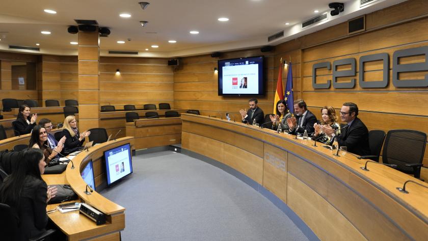 La consejera Fátima Matute durante su intervención en la Comisión