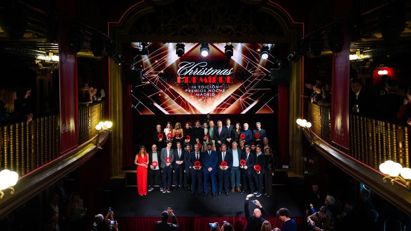 El consejero Carlos Novillo durante la recepción del premio 