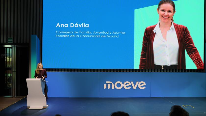 Dávila asiste a la entrega de los Premios al Valor Social Madrid 2025 La consejera Ana Dávila durante la entrega de los premios organizados por la Fundación Moeve