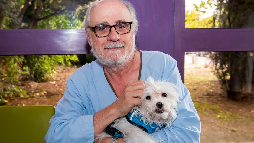 paciente con perro