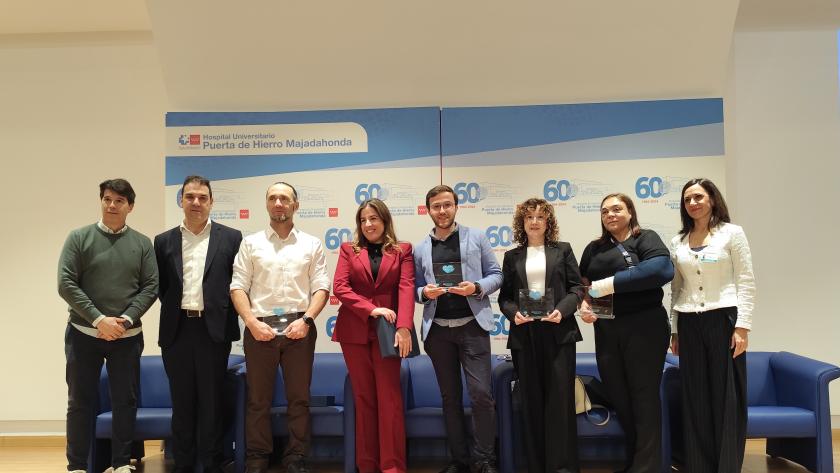 Premiados en el V Congreso de Cuidados celebrado en el Hospital Puerta de Hierro Majadahonda