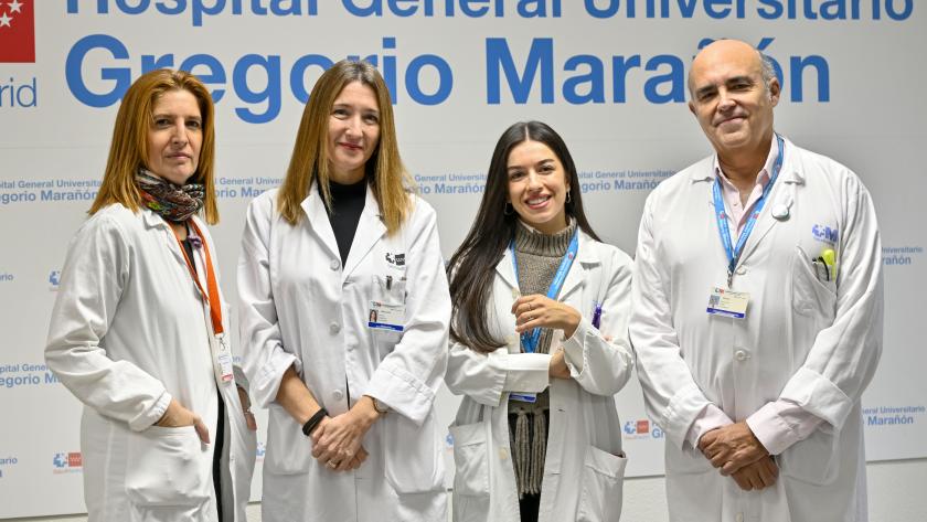 Equipo del programa ATIENDE del hospital. Profesionales programa ATIENDE