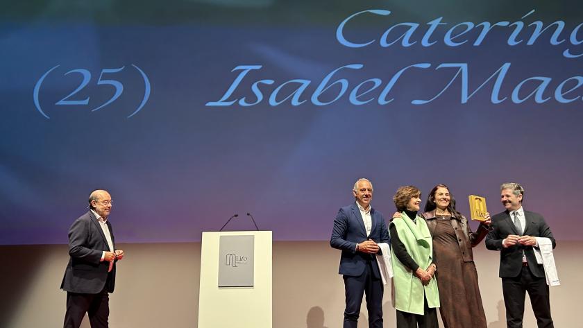 De Paco Serrano participa en la entrega de los Premios LITO 2025 de la Asociación de Hostelería de Madrid El consejero Mariano de Paco Serrano durante la entrega