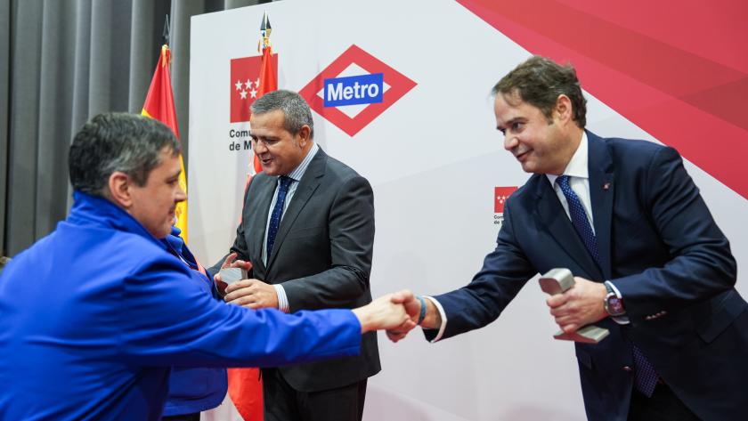 El consejero Jorge Rodrigo durante la entrega de los reconocimientos
