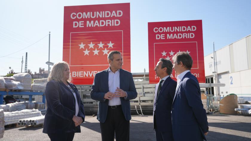 El consejero Jorge Rodrigo durante la presentación