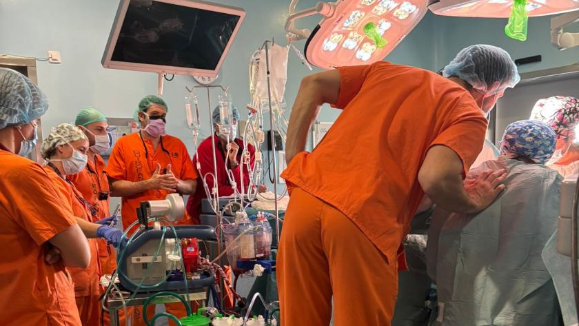 Equipo trasplante de órganos del hospital Público de Getafe