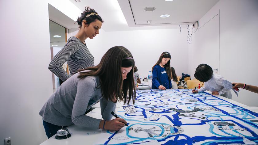 La Comunidad de Madrid convierte sus salas de exposiciones en espacios creativos para realizar talleres en familia esta Semana Santa salas de exposiciones