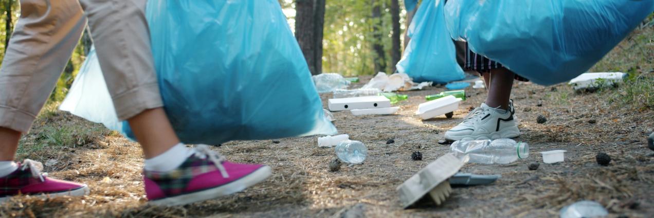Bolsas para limpieza de pastos secos para la prevención de incendios forestales