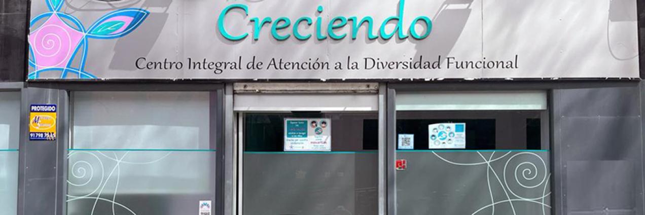 Fachada del Centro de Atención Temprana CRECIENDO