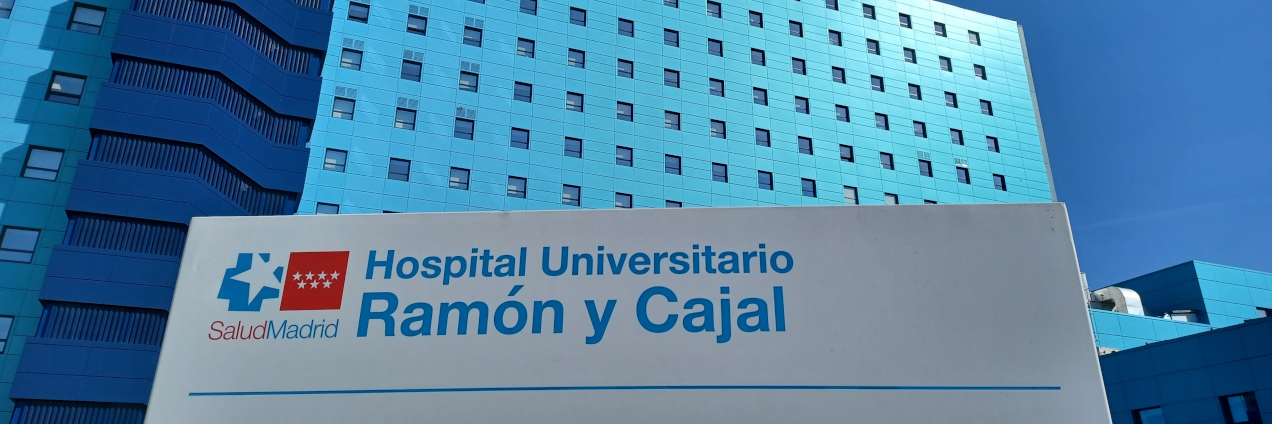 Imagen de fachada del Hospital Universitario Ramón y Cajal