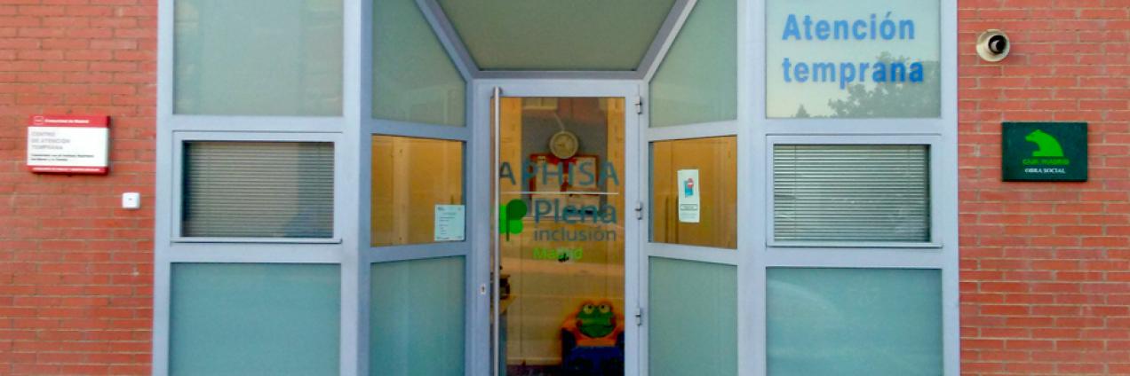 Fachada del Centro de Atención Temprana APHISA