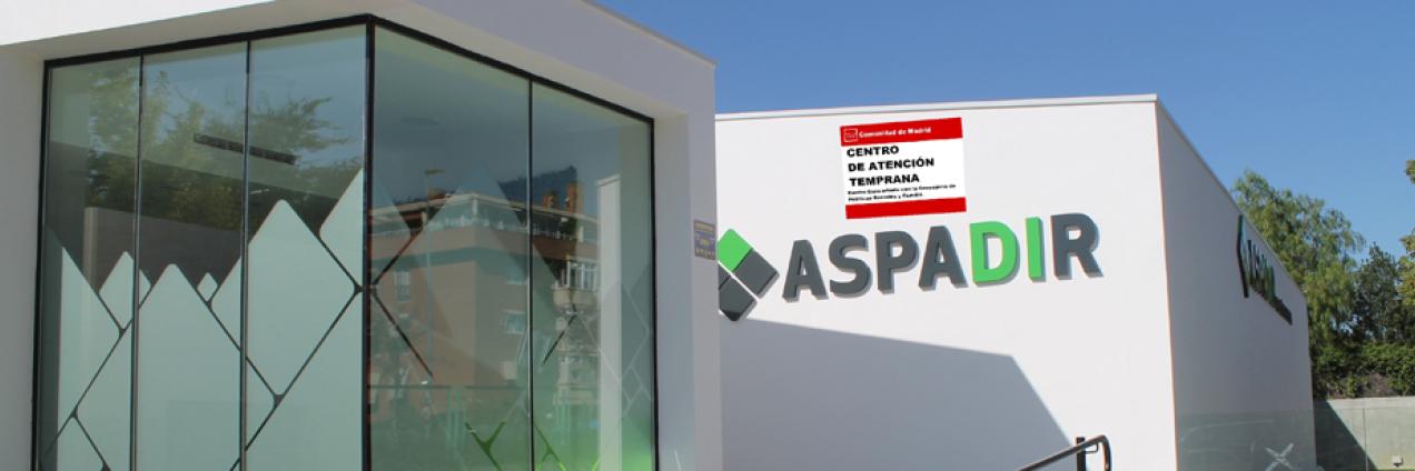 Fachada del Centro de Atención Temprana ASPADIR