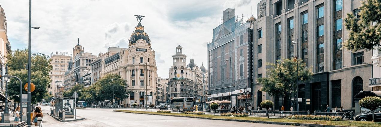 Imágenes de la Gran Vía de Madrid