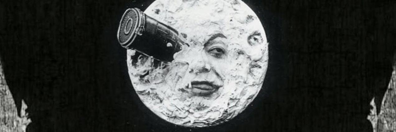 escena película viaje a la luna