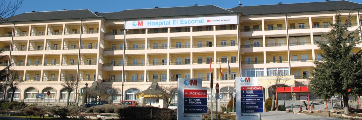 foto del exterior del hospital El Escorial