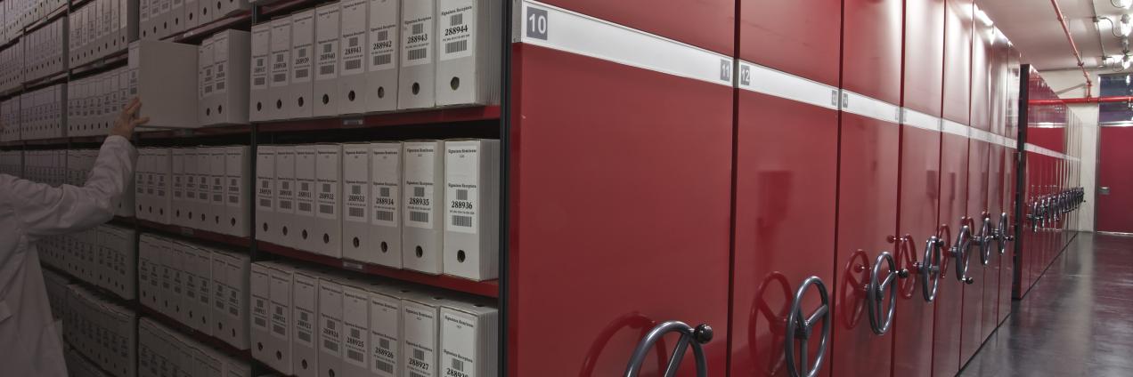 Depósitos en el Archivo Regional