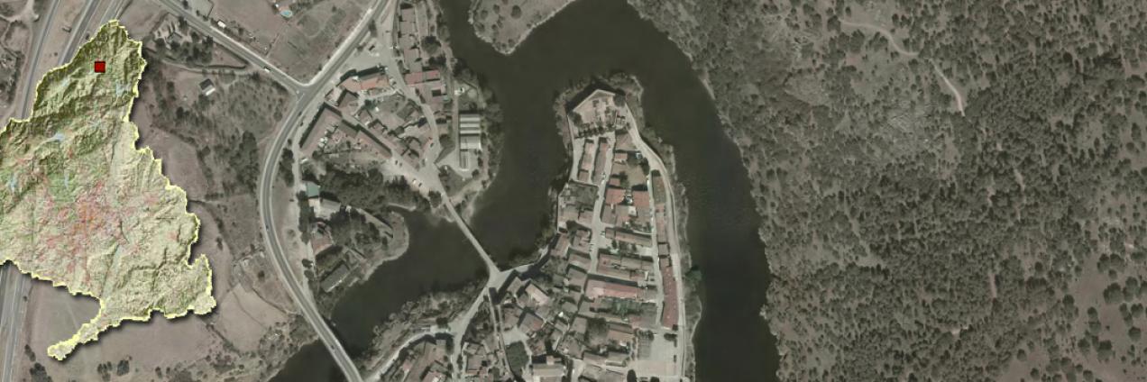 Vista aérea de Buitrago del Lozoya