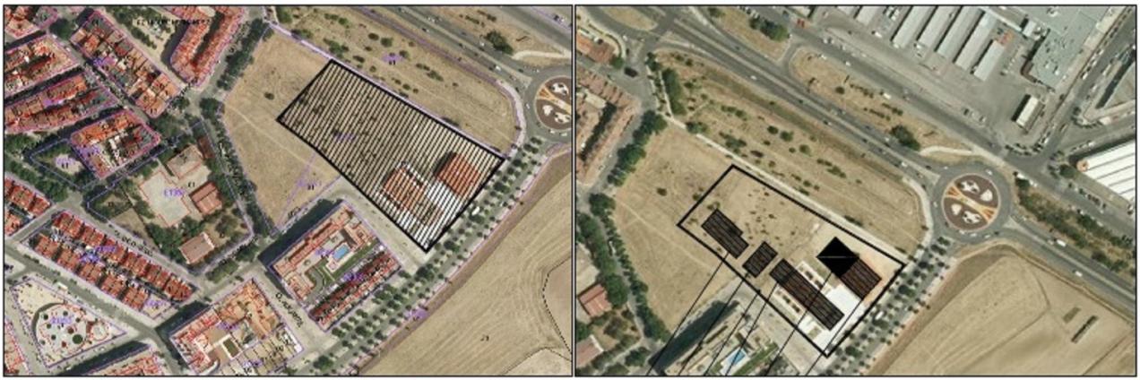 PLANO DE LAS OBRAS EN UN CENTRO