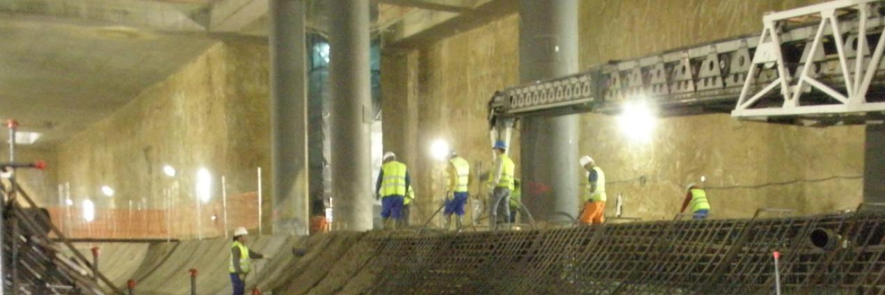 Contrabóveda de la estación Alsacia