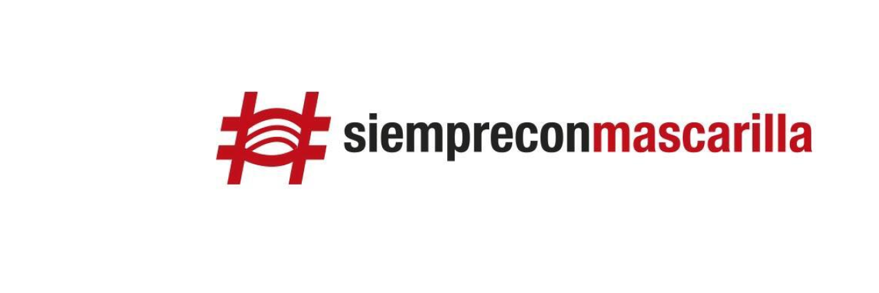 Hashtag Siempre con mascarilla