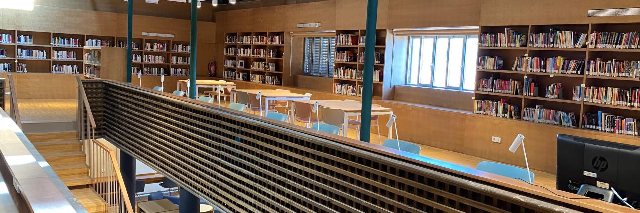 Interior Biblioteca Caja de la Cultura de Torrelodones