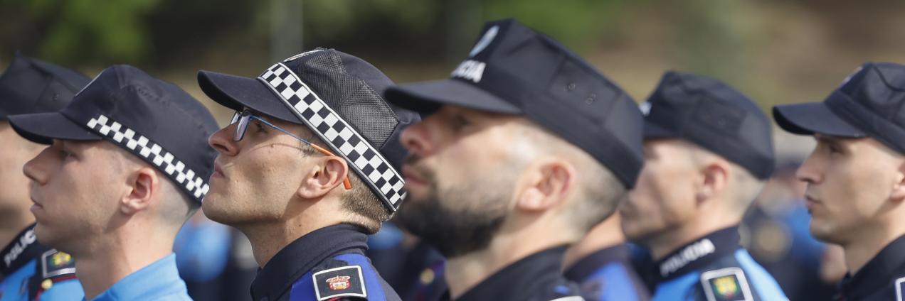 policías locales en formación