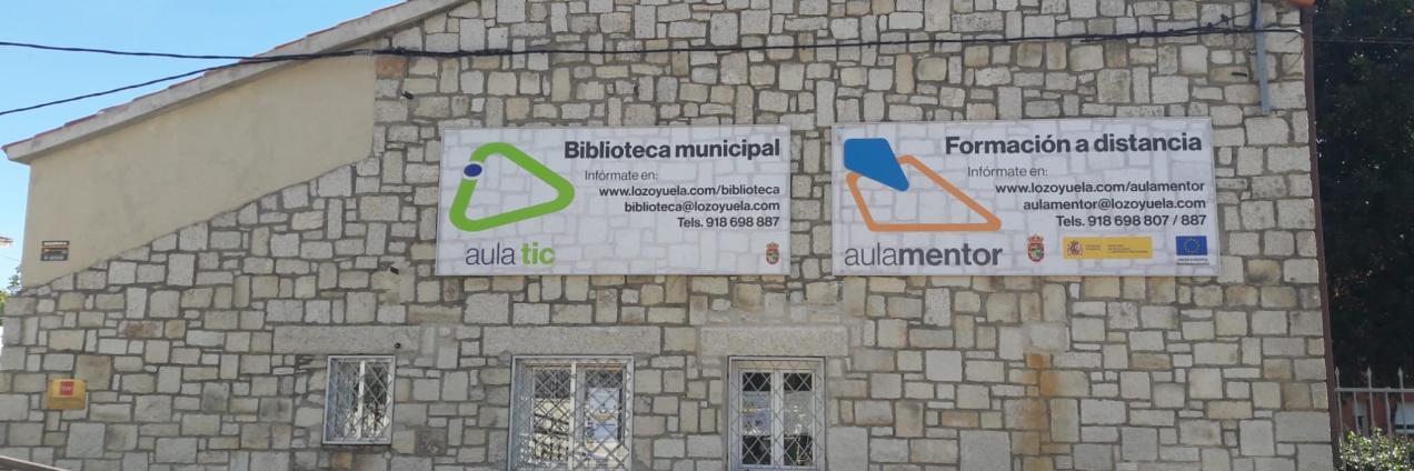 Exterior Centro Lectura Lozoyuela